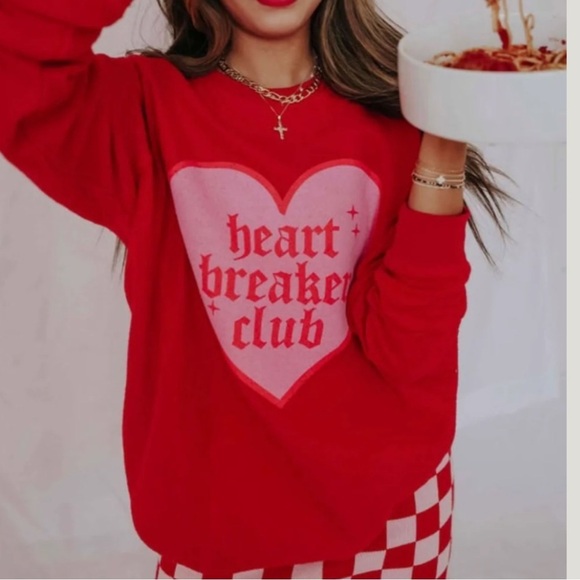 Chicka-d Heartbreaker Club Sweater - Picture 1 of 13